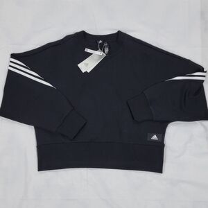 Adidas Black Crew Neck Sweater